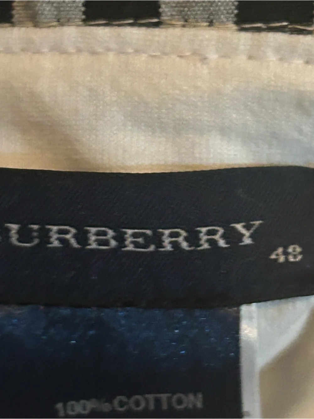 Infant Toddler Vintage Burberry Beige Plaid Bucket Hat